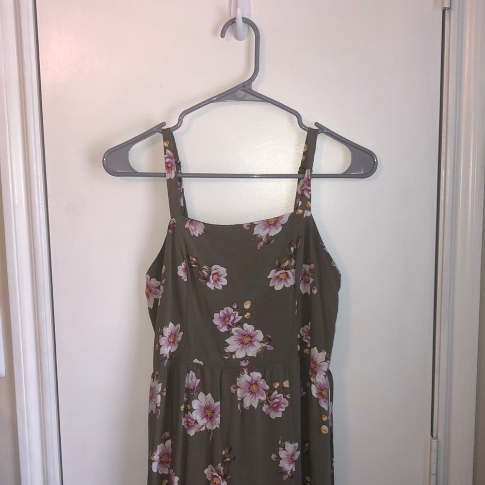 Green floral maxi dress - Xhilaration - Medium
